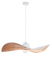 Lampe à suspendre Blanc Cuivre E27 Moderne...