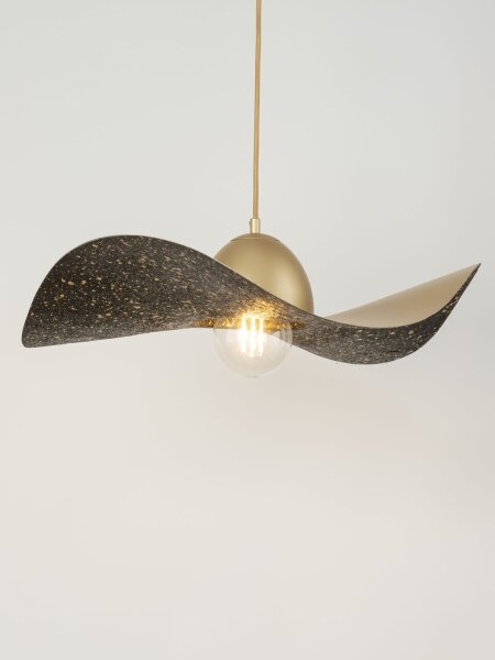 Lampe à suspendre E27 or noir Salle à manger Moderne