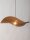 Lampe à suspendre brune cuivre E27 Moderne Abat-jour ondulé
