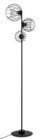 Lampadaire noir E27 163 cm métal salon