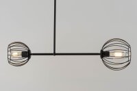 Plafonnier E27 Noir Métal Table à manger RASHA