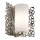 Applique RINA en &eacute;tain blanc L:19cm Lampe moderne