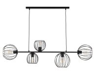 Suspension E27 Noir M&eacute;tal R&eacute;tro Design