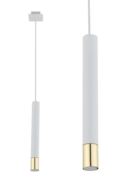 Lampe à suspendre Blanc Or Métal Moderne Table à manger Cuisine
