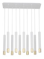 Suspension Blanc Or Moderne Métal grand 10...
