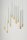 Suspension Blanc Or Moderne Métal grand 10 suspensions