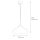 Suspension Table de salle à manger métal rond 40 cm noir or