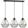 Lampe &agrave; suspendre m&eacute;tal 3 flammes r&eacute;tro table &agrave; manger cuisine