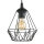 Lampe à suspendre métal noir géométrique rétro table à manger