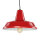 Lampe à suspendre Rouge Métal Vintage Mid Century Design