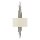 Applique PALINA Cr&egrave;me Bronze L:30cm 2xE14 Lampe