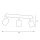 Spot de plafond blanc 3-flamme GU10 orientable