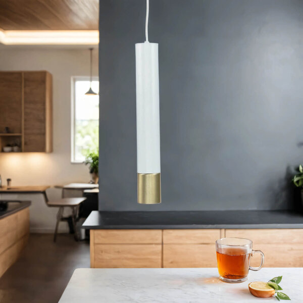 Suspension métal ronde Moderne Ø8cm LIADAN