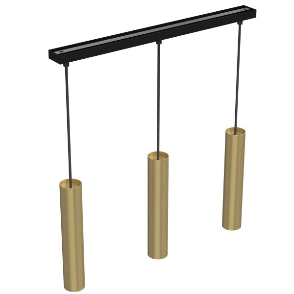 Lampe à suspendre table à manger laiton noir métal GU10