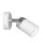 Spot encastr&eacute; orientable Moderne Blanc Chrome Mur