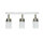 Spot Spot plafond blanc or 3x GU10 métal EVIE