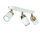 Spot Spot plafond blanc or 3x GU10 métal EVIE