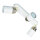 Spot Spot plafond blanc or 3x GU10 métal EVIE