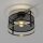 Elégant plafonnier Moderne rond 30 cm Noir Or