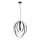 Lampe à suspendre MAE métal rond Moderne réglable pour E27