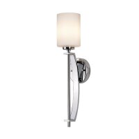 Lampe de salle de bain LED NELLY abat-jour en verre...
