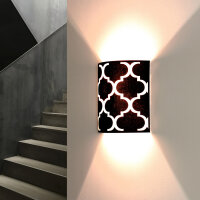 Applique murale Noir Blanc Rétro Motif Up Down H :...