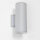 Lampe dextérieur Gris Up Down Aluminium Verre Façade Maison
