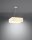 Lampe à suspendre Tissu Verre Blanc Carré Moderne faible éblouissement