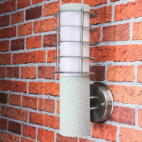 Lampe murale dextérieur IP44 aspect pierre E27...
