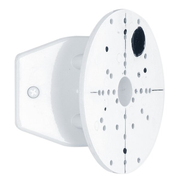 Raccord dangle extérieur Blanc Support mural Angle