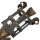 Lampe dextérieur rustique en noir et cuivre IP44 CASTLE