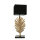 Lampe de table bois flotté tissu 69 cm E27 artisanat SAWATH