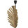 Lampe de table bois flotté tissu 69 cm E27 artisanat SAWATH