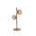 Lampe de table métal verre 23 cm rétro en laiton