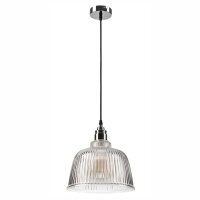 Lampe à suspendre verre métal Ø 28...