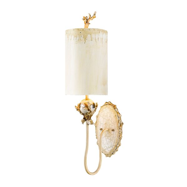 Applique ELIF en feuille dor Crème L:19cm Lampe