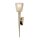 Lampe de salle de bain LED laiton doré IP44 inoxydable PIA