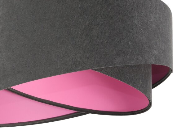 Tissu Suspension BRANDO Gris Rose Ø50cm