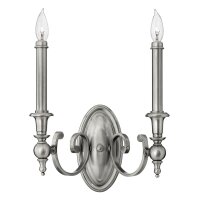 Applique CANDELA 16 en nickel 2flmg Lampe