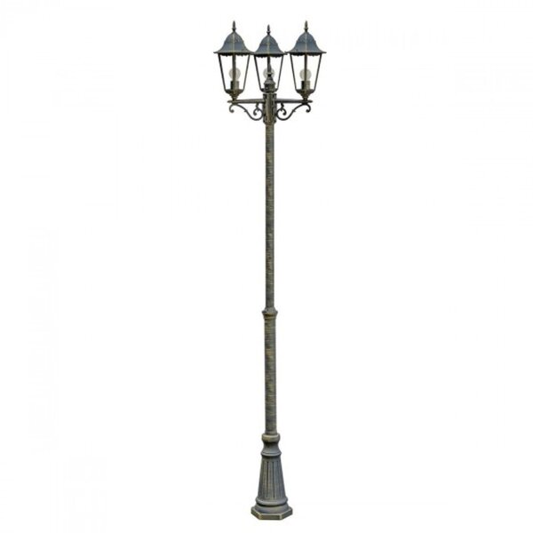 Candélabre MIGDAL en bronze 220cm Rustique Chemin Jardin