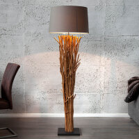 Impressionnante lampe sur pied Moderne 175cm Bois...