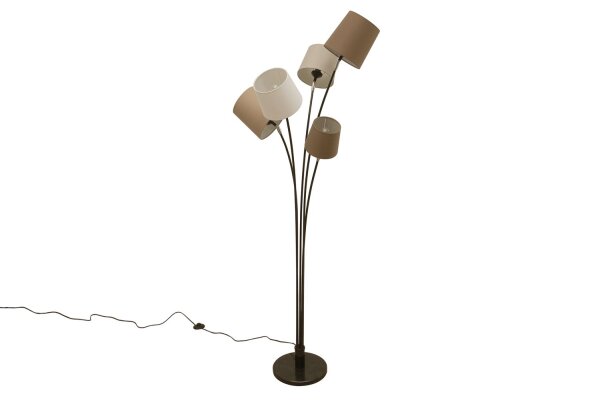 Salon Lampadaire Moderne Blanc Marron Beige LEVELS