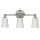 Lampe de salle de bain murale miroir IP44 en chrome incl. LED