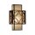 lampe murale vintage fer tissu carr&eacute; &eacute;l&eacute;gant E14 couloir
