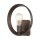 Lampe murale en m&eacute;tal bronze antique salon RESFINE
