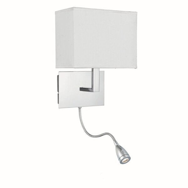 Applique angulaire Bauhaus chrome