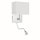 Applique angulaire Bauhaus chrome