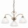 Intemporel Plafonnier 3-flmg. couleur laiton