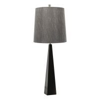Lampe de sol salon noir gris hauteur 79cm