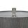 Lampe de sol design métal tissu en nickel gris foncé